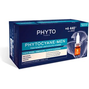Traitement Anti-Chute Phyto Phytocyane-Homme - 12 Ampoules - Publicité Traitement Anti-Chute Phyto Phytocyane-Homme - 12 Ampoules - Publicité