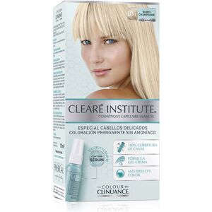 Coloration Permanente Clearé Institute Colour Clinuance Blond Champagne - Crème de couleur pour cheveux sensibles - Publicité Coloration Permanente Clearé Institute Colour Clinuance Blond Champagne - Crème de couleur pour cheveux sensibles - Publicité
