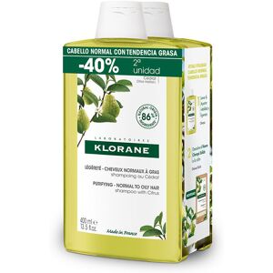 Klorane A La Cidra champú ligero para cabello normal/graso duo 2 x 400 ml - Publicité Klorane A La Cidra champú ligero para cabello normal/graso duo 2 x 400 ml - Publicité