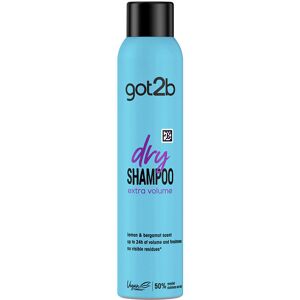 Schwarzkopf Mass Market GOT2B Shampooing Sec extra volume 200 ml - Publicité Schwarzkopf Mass Market GOT2B Shampooing Sec extra volume 200 ml - Publicité