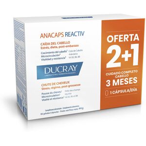 Ducray Anacaps Reactiv comprimés réactifs contre la chute des cheveux 90 unités - Publicité Ducray Anacaps Reactiv comprimés réactifs contre la chute des cheveux 90 unités - Publicité