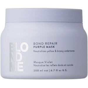 Schwarzkopf Blondme Bond Repair Masque Violet (200ml) - Publicité Schwarzkopf Blondme Bond Repair Masque Violet (200ml) - Publicité