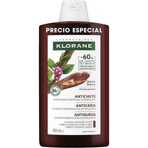 Klorane Shampooing anti-chute QUININE, pour cheveux fragilisés 400 ml - Publicité Klorane Shampooing anti-chute QUININE, pour cheveux fragilisés 400 ml - Publicité