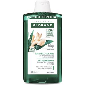 Klorane Galanga shampooing rééquilibrant et traitant antipelliculaire 400 ml - Publicité Klorane Galanga shampooing rééquilibrant et traitant antipelliculaire 400 ml - Publicité