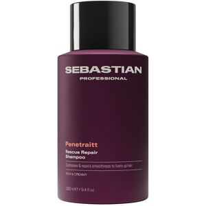 Sebastian Professionals Shampooing réparateur professionnel PENETRAITT, texture crémeuse, nettoie, nourrit et répare 280 ml - Publicité Sebastian Professionals Shampooing réparateur professionnel PENETRAITT, texture crémeuse, nettoie, nourrit et répare 280 ml - Publicité