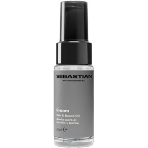 Sebastian Professionals Huile capillaire et barbe Groom pour hommes : douceur, définition et brillance 30 ml - Publicité Sebastian Professionals Huile capillaire et barbe Groom pour hommes : douceur, définition et brillance 30 ml - Publicité