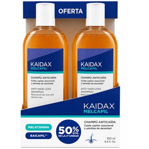 Kaidax Melcapil Champú Pack 2 x 250 ml - Publicité Kaidax Melcapil Champú Pack 2 x 250 ml - Publicité