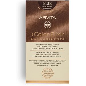 Apivita My Color Elixir coloración permanente #8.38 - Publicité Apivita My Color Elixir coloración permanente #8.38 - Publicité