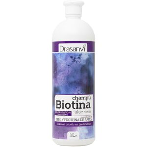 Drasanvi Shampoing Biotine Et Aloe Vera pour cheveux colorés et sensibles 1000 ml - Publicité Drasanvi Shampoing Biotine Et Aloe Vera pour cheveux colorés et sensibles 1000 ml - Publicité