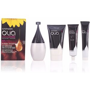 Garnier Olia Coloration permanente #5.5 châtain clair acajou coffret - Publicité Garnier Olia Coloration permanente #5.5 châtain clair acajou coffret - Publicité