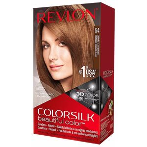 Revlon Mass Market Colorsilk couleur permanente #54-châtain doré clair - Publicité Revlon Mass Market Colorsilk couleur permanente #54-châtain doré clair - Publicité