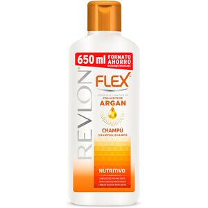 Revlon Mass Market Flex Keratin shampoing nourrissant cheveux secs 650 ml - Publicité Revlon Mass Market Flex Keratin shampoing nourrissant cheveux secs 650 ml - Publicité