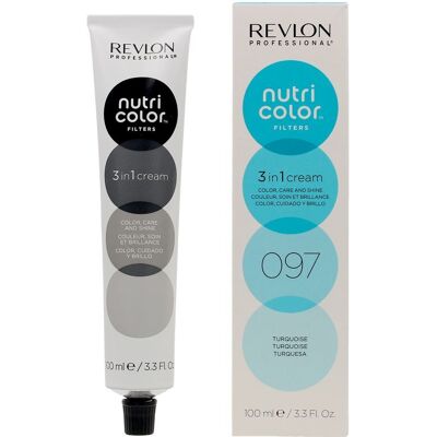 Filtres de couleur Nutri Revlon - Turquoise - Coloration capillaire - Publicité Filtres de couleur Nutri Revlon - Turquoise - Coloration capillaire - Publicité