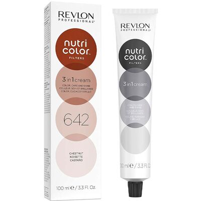 Revlon Professional Couleur Cheveux Châtain - 3-en-1 Nutrition & Brillance - Publicité Revlon Professional Couleur Cheveux Châtain - 3-en-1 Nutrition & Brillance - Publicité