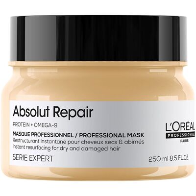 L'Oréal Professionnel Absolut Repair Gold Masque Cheveux 250ml - Masque réparateur pour cheveux abîmés - Publicité L'Oréal Professionnel Absolut Repair Gold Masque Cheveux 250ml - Masque réparateur pour cheveux abîmés - Publicité