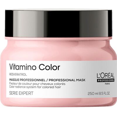 L'Oréal Professionnel Masque Vitamino Color au Resveratrol - Masque Capillaire pour Cheveux Colorés - Publicité L'Oréal Professionnel Masque Vitamino Color au Resveratrol - Masque Capillaire pour Cheveux Colorés - Publicité