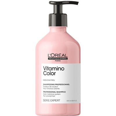 Shampoo Vitamino Color de L'Oréal Professionnel - Unisexe 500ml - Publicité Shampoo Vitamino Color de L'Oréal Professionnel - Unisexe 500ml - Publicité