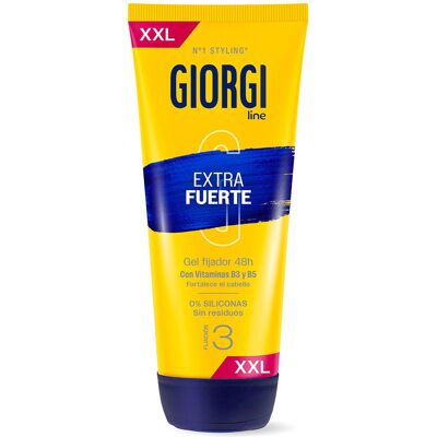 Giorgi Line Gel fixateur Giorgi Extra Fort n°3 240 ml - Publicité Giorgi Line Gel fixateur Giorgi Extra Fort n°3 240 ml - Publicité