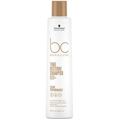 Shampoing Schwarzkopf Bonacure Time Restore - Soin capillaire - Publicité Shampoing Schwarzkopf Bonacure Time Restore - Soin capillaire - Publicité
