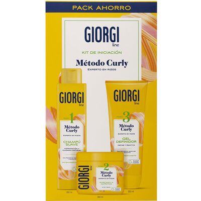 Giorgi Line Lot De 3 Méthodes Giorgi Curly - Publicité Giorgi Line Lot De 3 Méthodes Giorgi Curly - Publicité