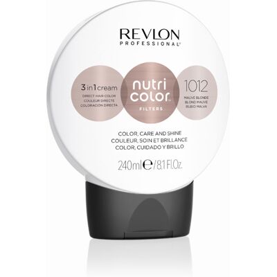 Revlon Nutri Color Mauve Blonde - Coloration Capillaire - Publicité Revlon Nutri Color Mauve Blonde - Coloration Capillaire - Publicité