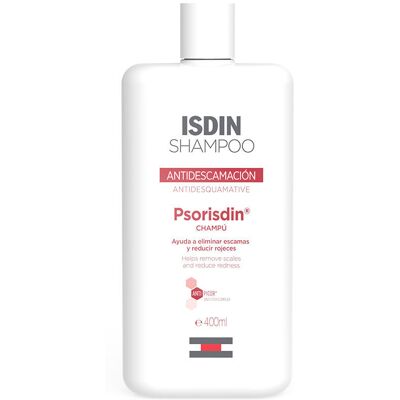 Shampoo de contrôle Psorisdin d'Isdin - Pour psoriasis du cuir chevelu - Publicité Shampoo de contrôle Psorisdin d'Isdin - Pour psoriasis du cuir chevelu - Publicité