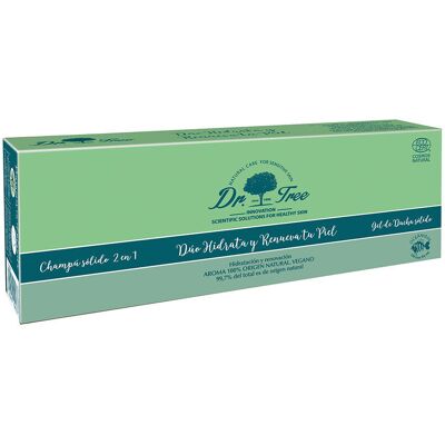 Dr. Tree Shampooing Solide Naturel Et Gel Hydrate Et Renouvelle Les Peaux Sensibles Etui 2 pcs - Publicité Dr. Tree Shampooing Solide Naturel Et Gel Hydrate Et Renouvelle Les Peaux Sensibles Etui 2 pcs - Publicité