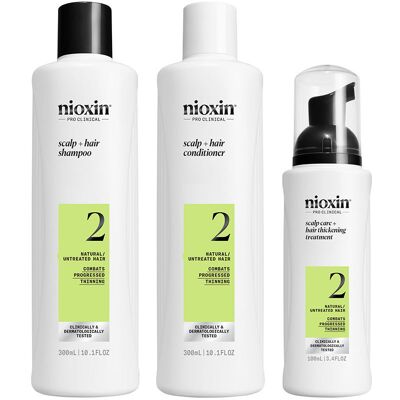 Kit Nioxin Système 2 - Perte de cheveux naturelle - Publicité Kit Nioxin Système 2 - Perte de cheveux naturelle - Publicité