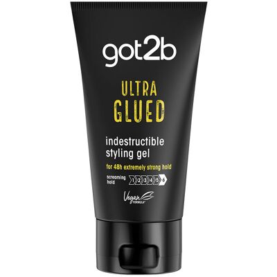 Schwarzkopf Marque Modèle - Gel Capillaire Ultra Glued - 150ml - Publicité Schwarzkopf Marque Modèle - Gel Capillaire Ultra Glued - 150ml - Publicité