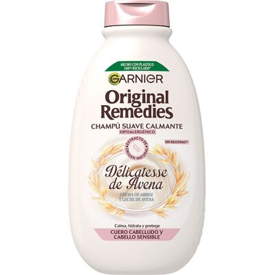 Garnier Remèdes Originaux Shampoing Délicatesse à l’Avoine - Publicité Garnier Remèdes Originaux Shampoing Délicatesse à l’Avoine - Publicité