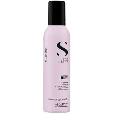 Alfaparf Milano Semi di Lino Style&Care Flexible Mousse - Mousse pour cheveux - Publicité Alfaparf Milano Semi di Lino Style&Care Flexible Mousse - Mousse pour cheveux - Publicité