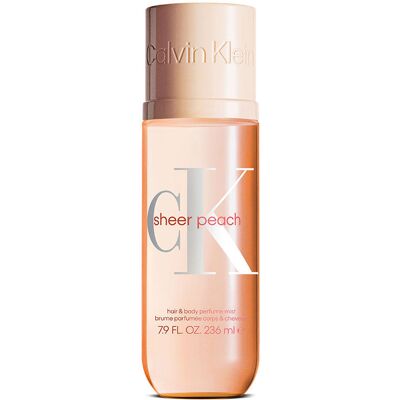 Calvin Ck Sheer Peach body mist 236 ml - Publicité Calvin Ck Sheer Peach body mist 236 ml - Publicité