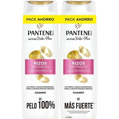 Coffret de 2 shampooings Pantene Defined Curls de 325 ml - Publicité Coffret de 2 shampooings Pantene Defined Curls de 325 ml - Publicité