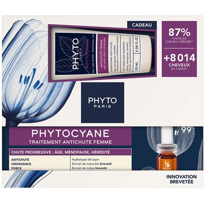 Phytocyane Women Coffret Chute De Cheveux Progressive + Shampoing 2 pièces - Publicité Phytocyane Women Coffret Chute De Cheveux Progressive + Shampoing 2 pièces - Publicité