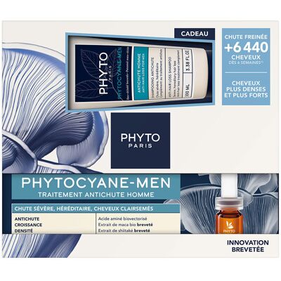 Coffret Phytocyane Homme Anti-Chute + Shampoing 2 pièces - Publicité Coffret Phytocyane Homme Anti-Chute + Shampoing 2 pièces - Publicité