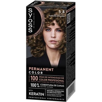 Syoss Permanent Color #5.8-Castaño Avellana - Publicité Syoss Permanent Color #5.8-Castaño Avellana - Publicité