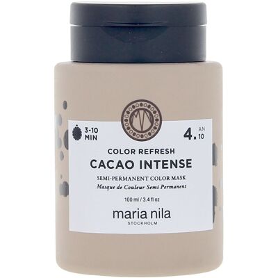 Maria Nila Color Refresh #4.10 - Cacao Intense - Publicité Maria Nila Color Refresh #4.10 - Cacao Intense - Publicité