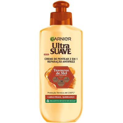 Garnier Original Remedies Crème coiffante 2 en 1 Trésors de miel 200 ml - Publicité Garnier Original Remedies Crème coiffante 2 en 1 Trésors de miel 200 ml - Publicité