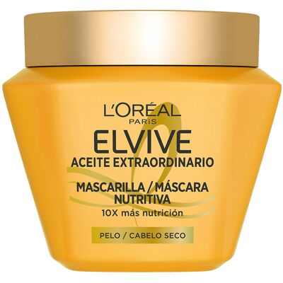 L'Oréal París Masque capillaire sec Elvive Extraordinary Oil 310 ml - Publicité L'Oréal París Masque capillaire sec Elvive Extraordinary Oil 310 ml - Publicité