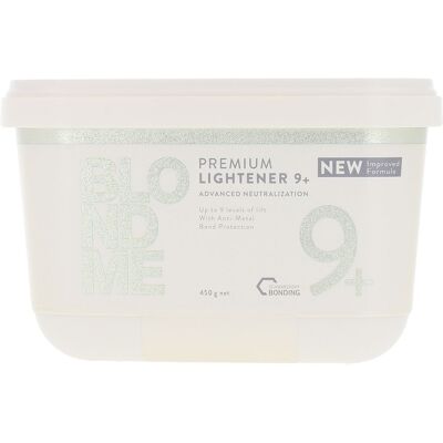 Schwarzkopf Blondme premium lightener 9+ 450 gr - Publicité Schwarzkopf Blondme premium lightener 9+ 450 gr - Publicité