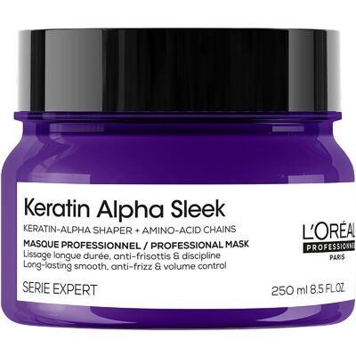 L'Oréal Professionnel Paris Keratin Alpha Sleek mascarilla 250 ml - Publicité L'Oréal Professionnel Paris Keratin Alpha Sleek mascarilla 250 ml - Publicité
