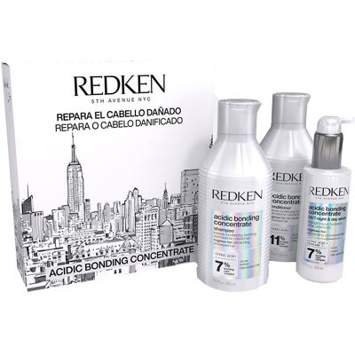 Redken Concentré De Liaison ACIDE, Boîte De 3 Pièces - Publicité Redken Concentré De Liaison ACIDE, Boîte De 3 Pièces - Publicité