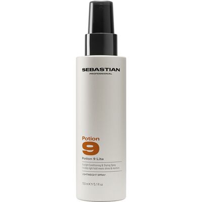 Sebastian Professionals Spray coiffant léger Potion 9 pour une fixation légère, une hydratation et une brillance 150 ml - Publicité Sebastian Professionals Spray coiffant léger Potion 9 pour une fixation légère, une hydratation et une brillance 150 ml - Publicité