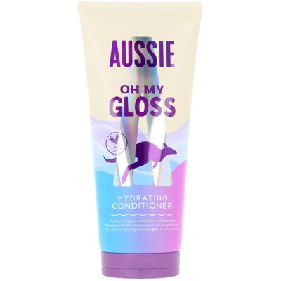 Après-shampoing hydratant Aussie Oh My Gloss 200 ml - Publicité Après-shampoing hydratant Aussie Oh My Gloss 200 ml - Publicité