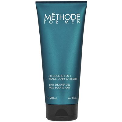 Jeanne Piaubert Méthode For Men gel douche 3 n 1 visage, corps & cheveux 200 ml - Publicité Jeanne Piaubert Méthode For Men gel douche 3 n 1 visage, corps & cheveux 200 ml - Publicité