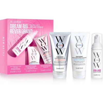 Color Wow Valise Découverte Dream Big 3 pièces - Publicité Color Wow Valise Découverte Dream Big 3 pièces - Publicité