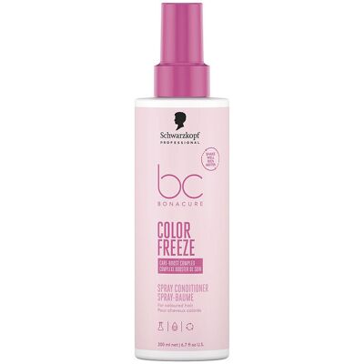 Schwarzkopf Après-shampoing en spray Bc Color Freeze 200 ml - Publicité Schwarzkopf Après-shampoing en spray Bc Color Freeze 200 ml - Publicité