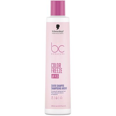 Schwarzkopf Shampoing argent Bc Color Freeze 250 ml - Publicité Schwarzkopf Shampoing argent Bc Color Freeze 250 ml - Publicité