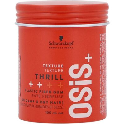 Schwarzkopf Gomme à fibres élastiques OSiS+ Thrill 100 ml - Publicité Schwarzkopf Gomme à fibres élastiques OSiS+ Thrill 100 ml - Publicité