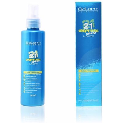 Masque Capillaire Salerm avec Protéines de Soie Spray - Soin Capillaire Tout-en-Un - 150ml - Publicité Masque Capillaire Salerm avec Protéines de Soie Spray - Soin Capillaire Tout-en-Un - 150ml - Publicité